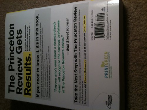 Cracking the ACT, 2013 Edition (College Test Preparation) - 1140