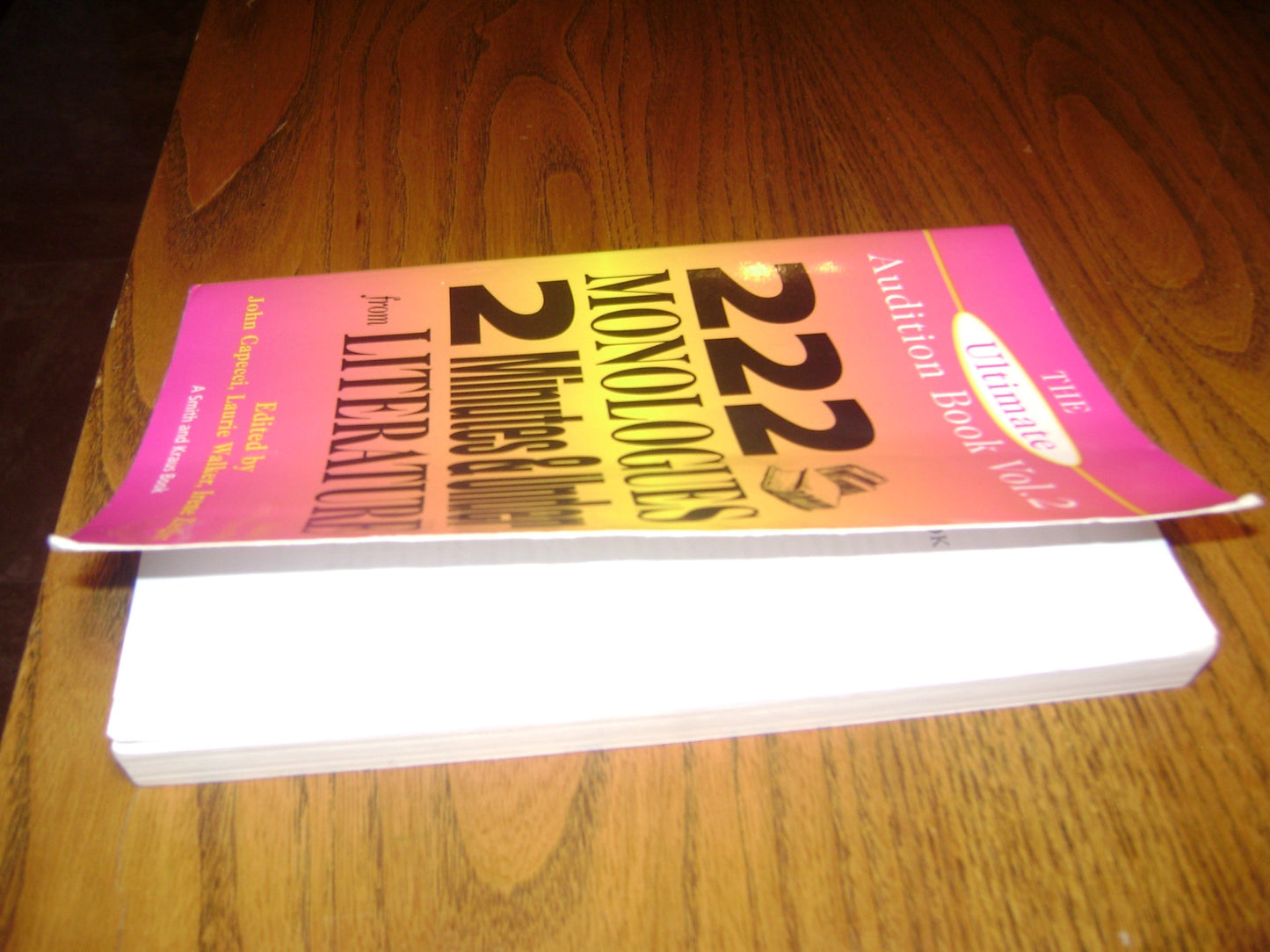 The Ultimate Audition Book: 222 Monologues, 2 Minutes and Under from Literature