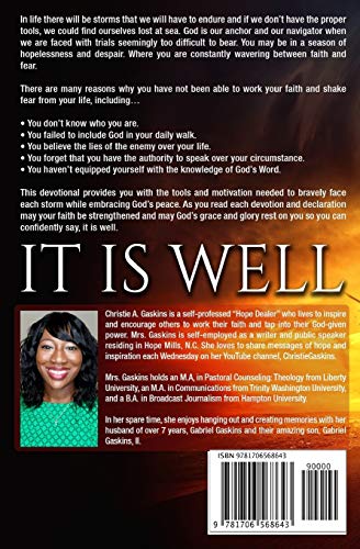 IT IS WELL: Embracing God's Peace During Life's Storms