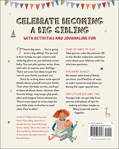 Welcome to the Family!: A Celebratory Journal for a New Big Sister or Brother - 5879