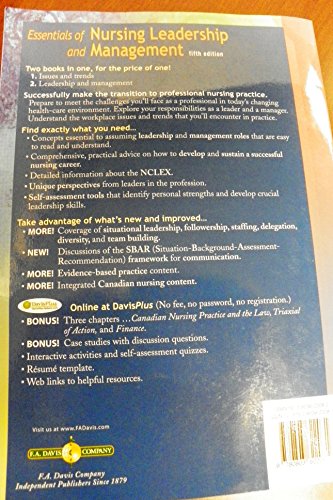 Essentials of Nursing Leadership and Management