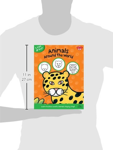 Animals Around the World: Learn to draw exotic animals step by step! (I Can Draw) - 2028