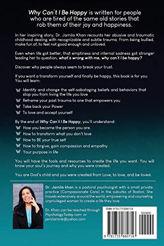 Why Can't I Be Happy: From Self-Hate to Self-Love