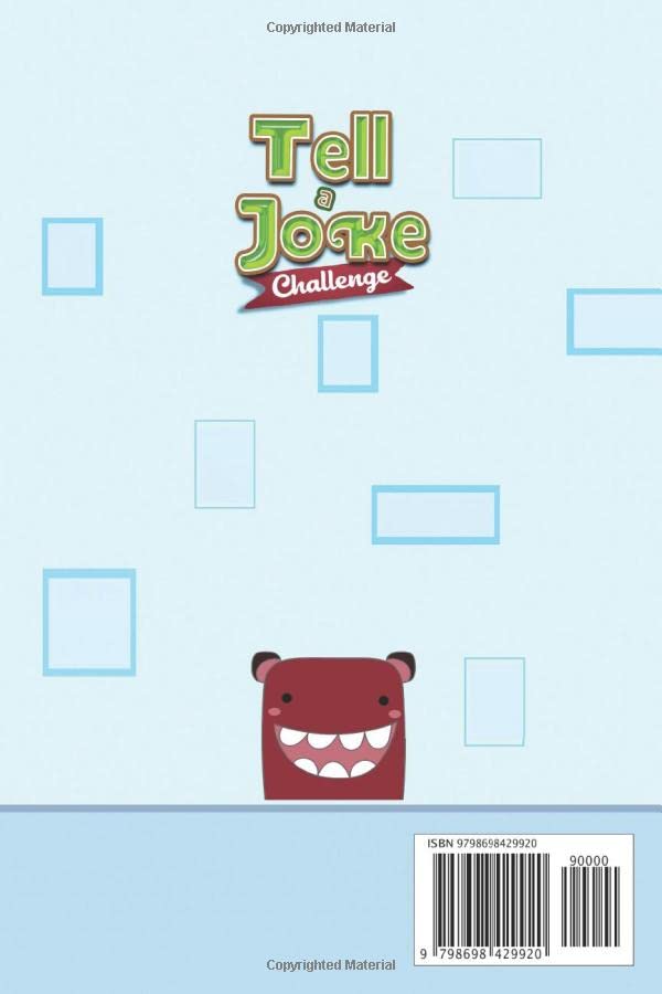 Tell a Joke Challenge: Game book for kids 6-12 Years Old (Stocking Stuffer Gift Ideas)