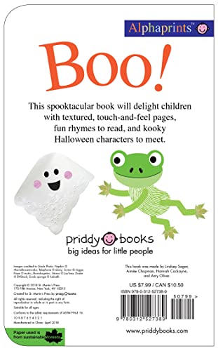 Alphaprints: Boo!: Touch and Feel