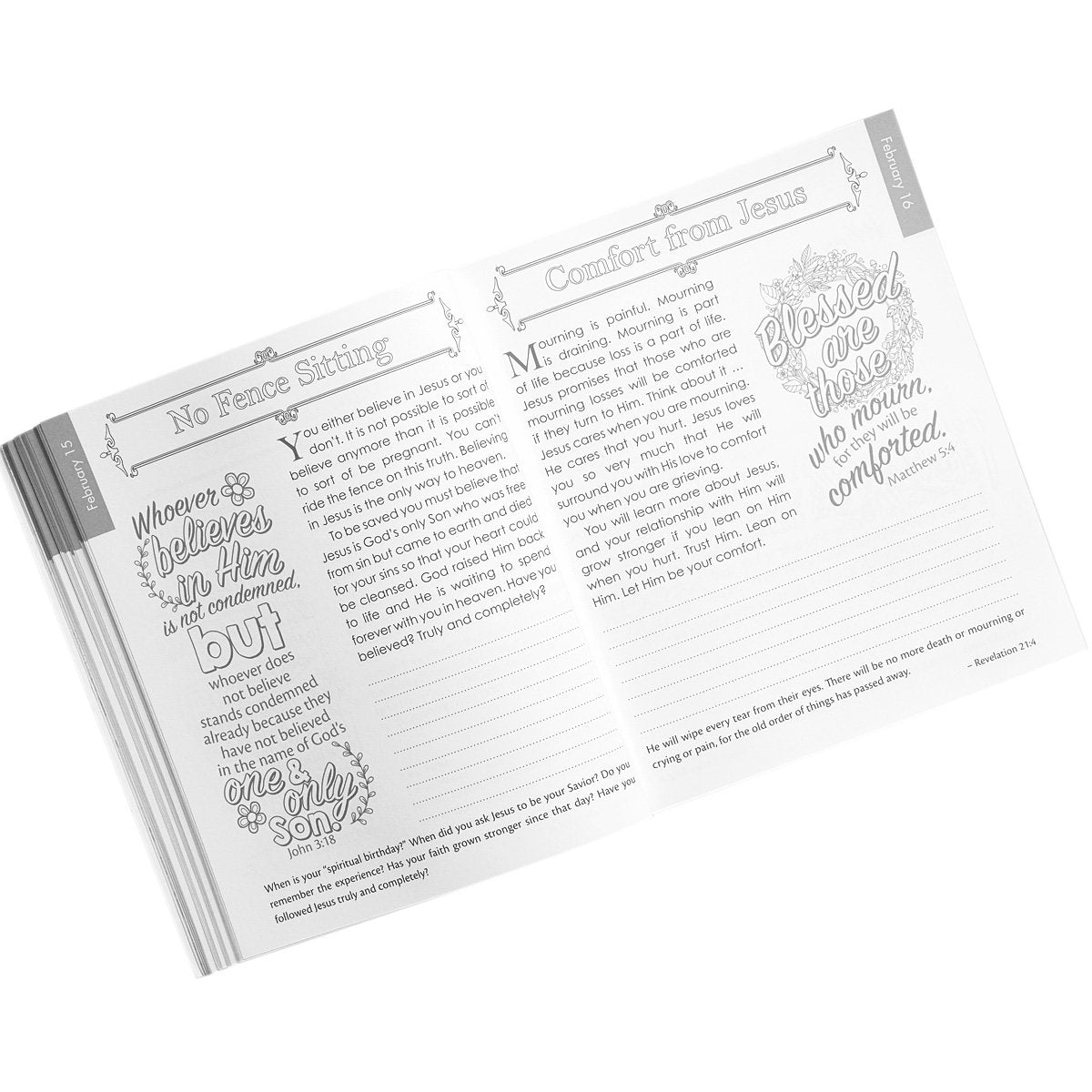 The Illustrated Words of Jesus for Women Daily Devotional - 366 Days of Calming Coloring and Meaningful Meditation on the Words of Jesus