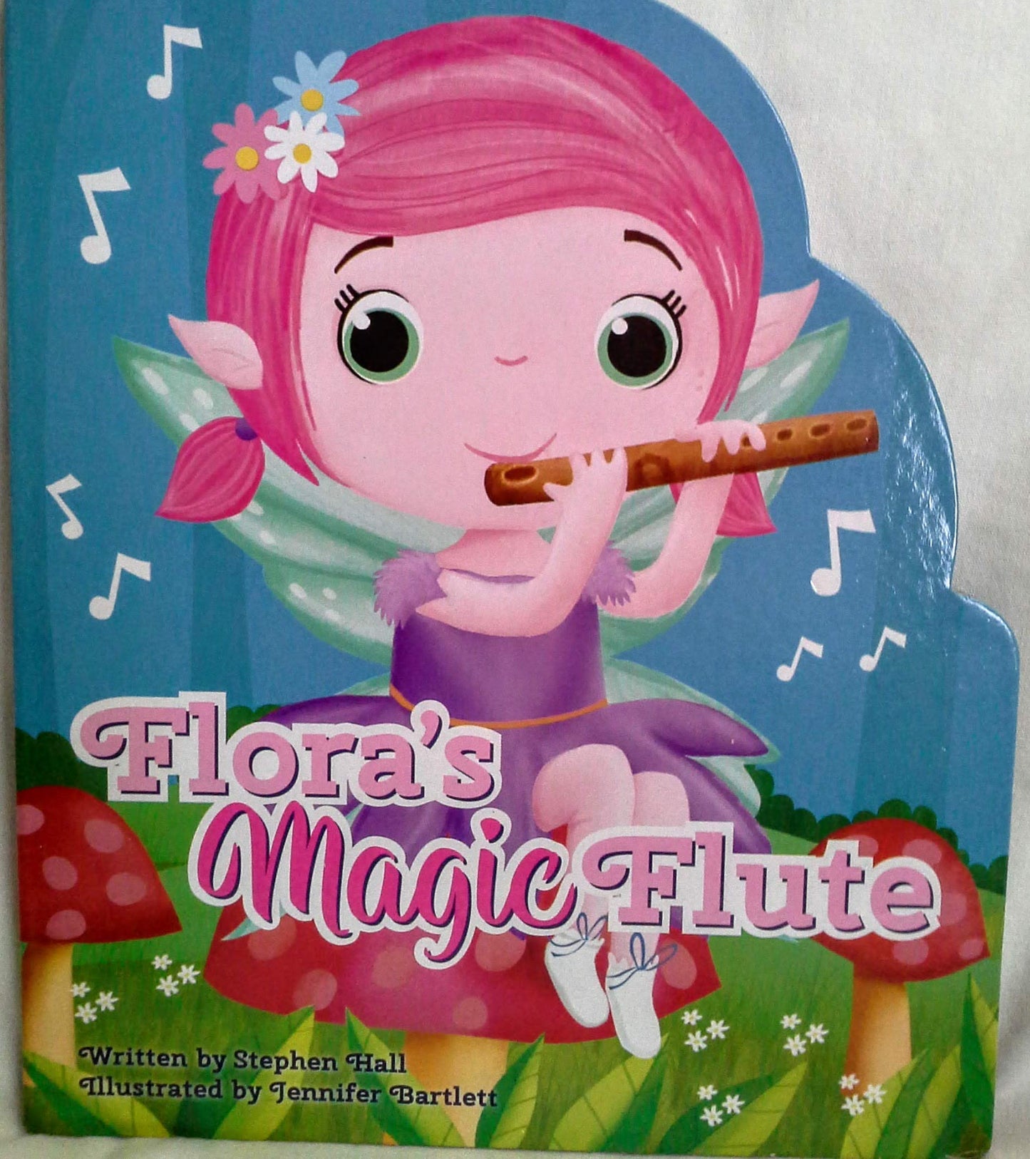 Greenbrier Flora's Magic Flute Children's Illustrated Board Book