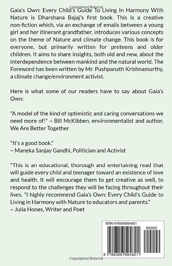 Gaia's Own: Every Child's Guide To Living In Harmony With Nature