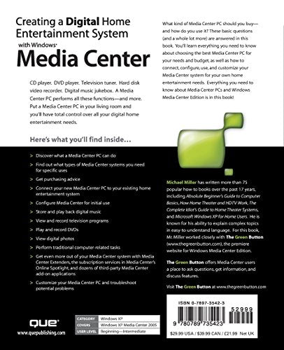 Creating a Digital Home Entertainment System with Windows Media Center - 7425
