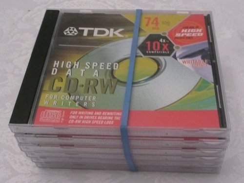 TDK CD-RW Media 10x- High Speed (1-Pack) (Discontinued by Manufacturer)