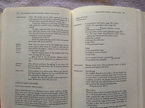 The Complete Book of Pastry, Sweet and Savory