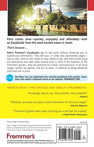 Frommer's EasyGuide to Paris 2019