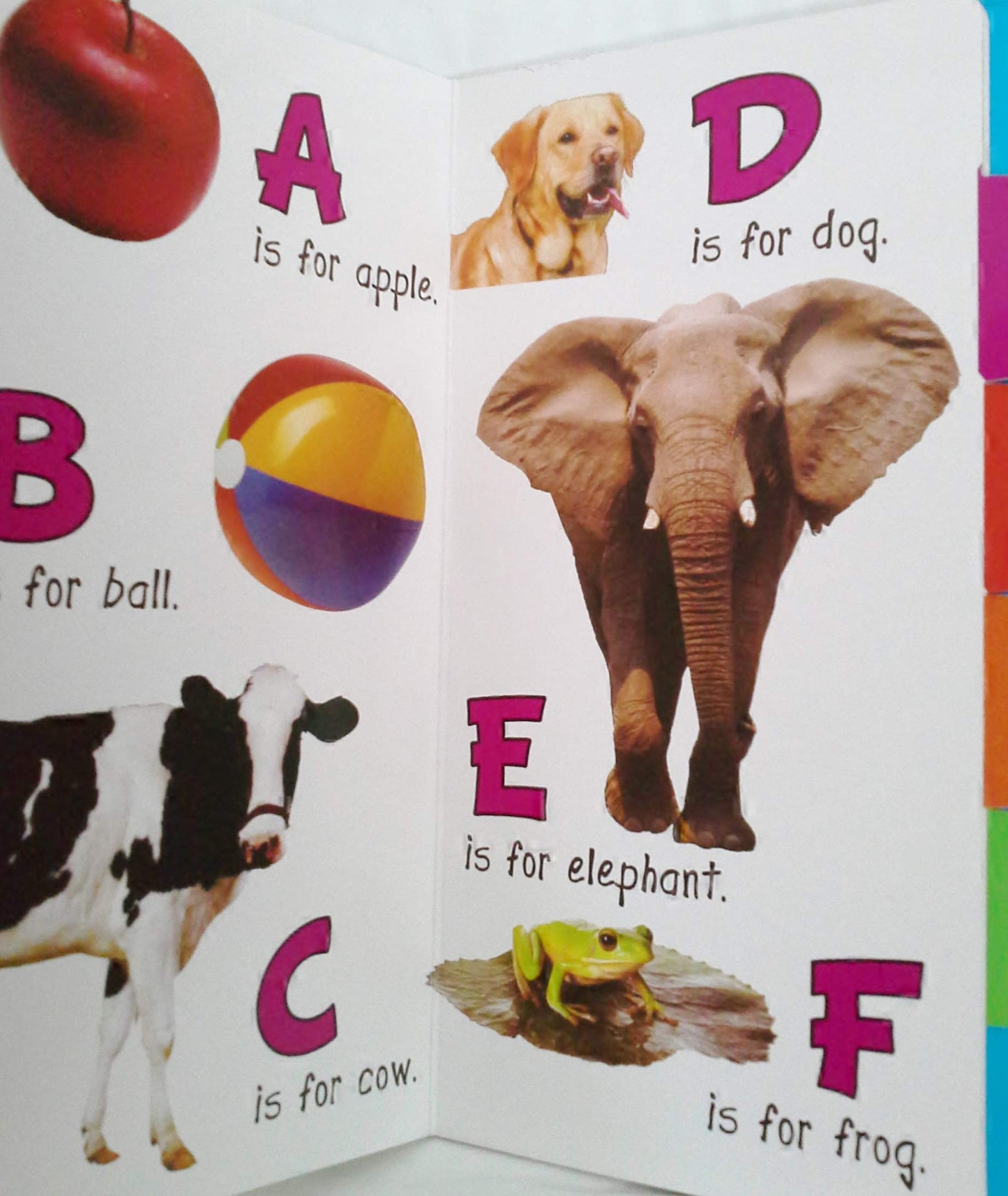 Greenbrier International Creative Learning Alphabet Tabbed Board Book + 10 Song Download