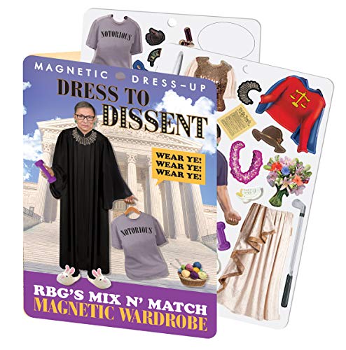 The Unemployed Philosophers Guild RBG Dress to Dissent - Ruth Bader Ginsburg Magnetic Dress Up Play Set