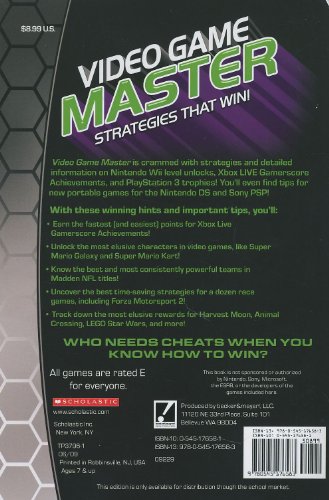 Video Game Master: Surefire Strategies for PSP, Wii, Xbox 260, PS2, PS3, Nintendo DS and Gamecube. How to Boost your Gamerscore, Unlock New Content & Discover Insider Tips