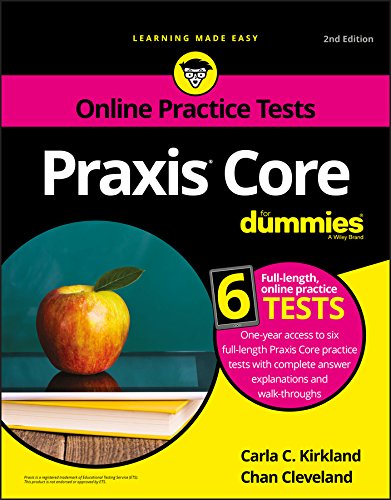 Praxis Core For Dummies with Online Practice Tests (For Dummies (Career/Education)) - 3108