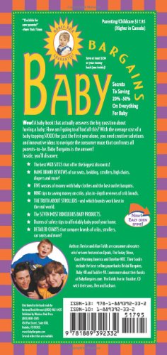 Baby Bargains, 8th Edition: Secrets to Saving 20% to 50% on Baby Furniture, Gear, Clothes, Toys, Maternity Wear and Much, Much More! - 3400