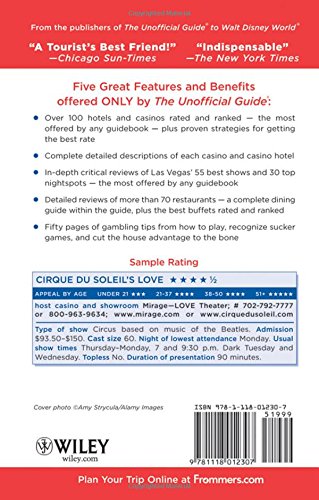 The Unofficial Guide to Las Vegas 2012 (Unofficial Guides)
