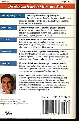 Birnbaum Travel Guides France 1991
