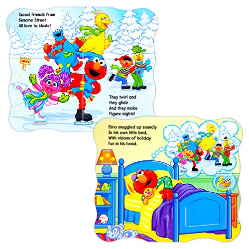 Elmo's Night Before Christmas - Shaped Board Book