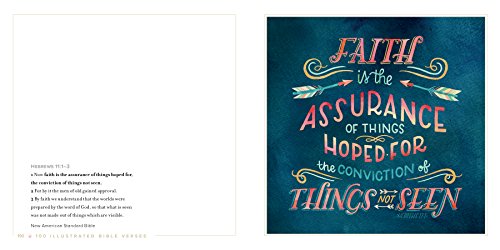 100 Illustrated Bible Verses: Inspiring Words. Beautiful Art.