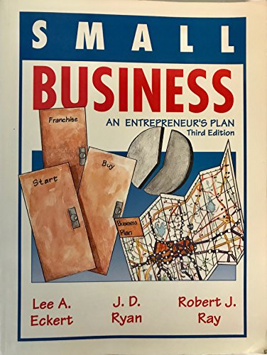 Small Business: An Entrepreneur's Plan