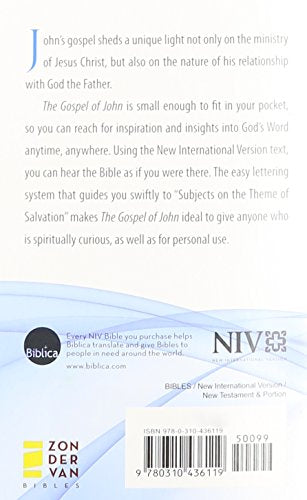 Niv Gospel Of John