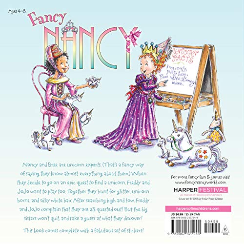Fancy Nancy and the Quest for the Unicorn: Includes Over 30 Stickers!