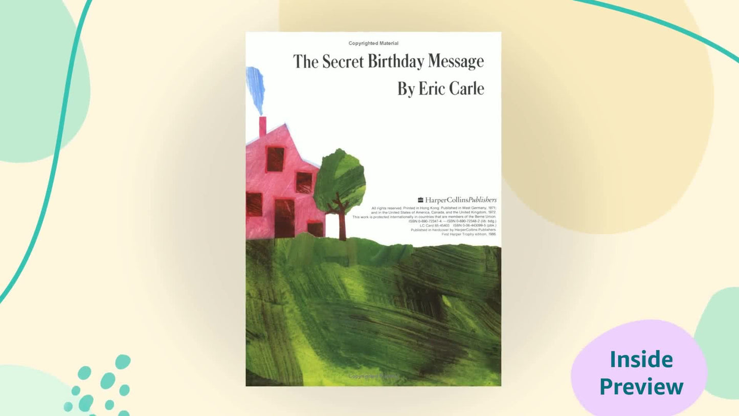 The Secret Birthday Message Board Book