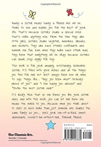 Sisters Are Forever Friends: a very special book created especially for sisters