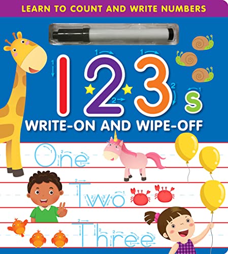 123s Write-On and Wipe-Off: Learn to Count and Write Numbers - 8339