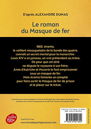 Le roman du masque de fer - Texte abrg