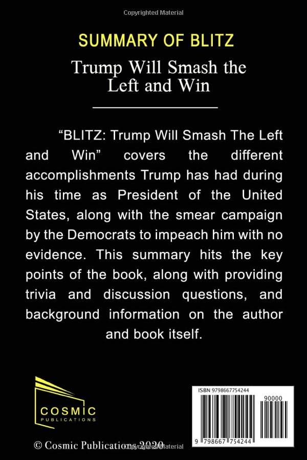 Summary: Blitz: Trump Will Smash the Left and Win - by David Horowitz - 9036
