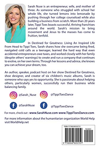 Destined for Greatness: Living an inspired life, from head to Tippi Toes