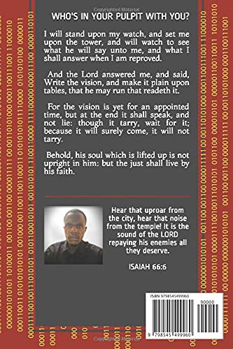 Who's in Your Pulpit with You? (The Books of The Revelation of Jesus Christ to Isaiah Concerning THE END of Days)