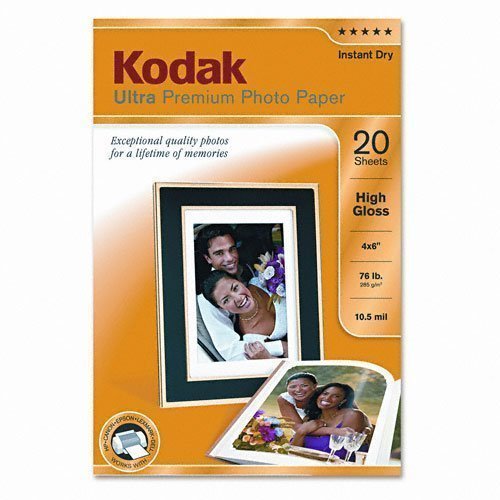 Kodak Ultra Premium Photo Paper - High-gloss photo paper - 4 in x 6 in - 20 sheet(s)