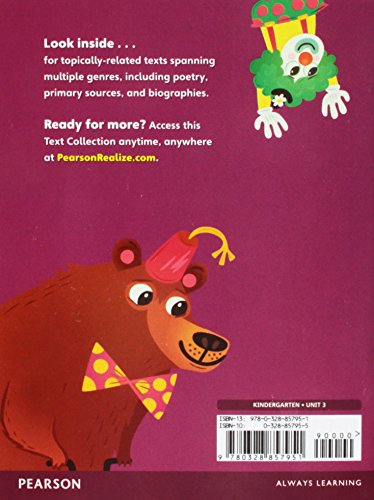READYGEN 2016 TEXT COLLECTION LITTLE BOOK GRADE K.3