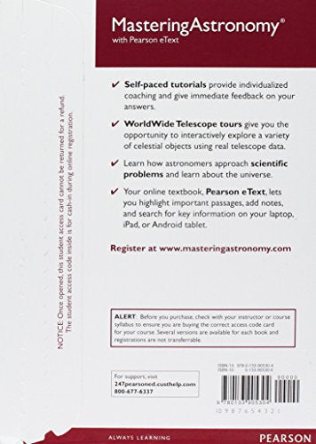 MaSteringAstronomy with Pearson eText - Valuepack Access Card - for the Cosmic Perspective Fundamentals