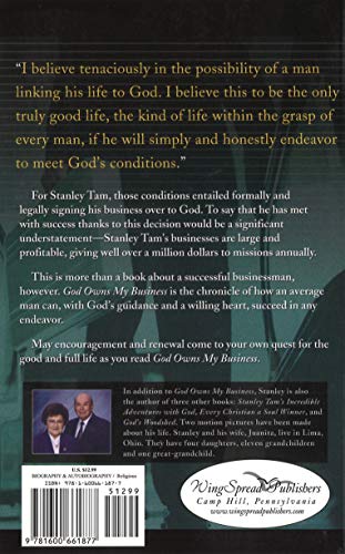 God Owns My Business: They Said It Couldn't Be Done, But Formally and Legally...