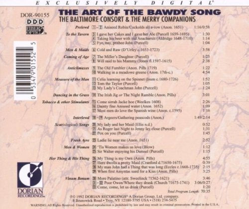 The Art of the Bawdy Song