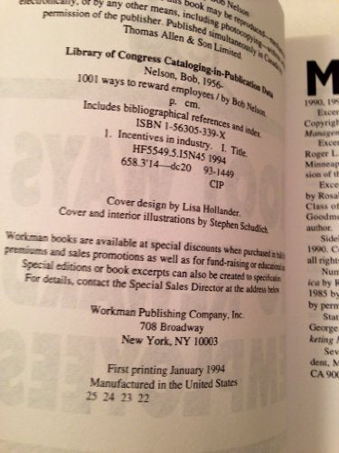 1001 Ways to Reward Employees