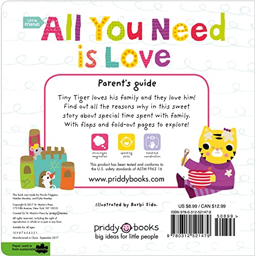 Little Friends: All You Need Is Love: A Lift the Flaps Book