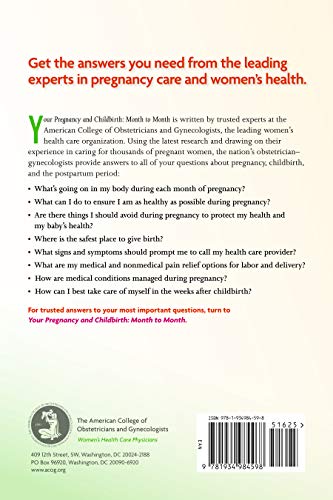 Your Pregnancy and Childbirth: Month to Month, Sixth Edition