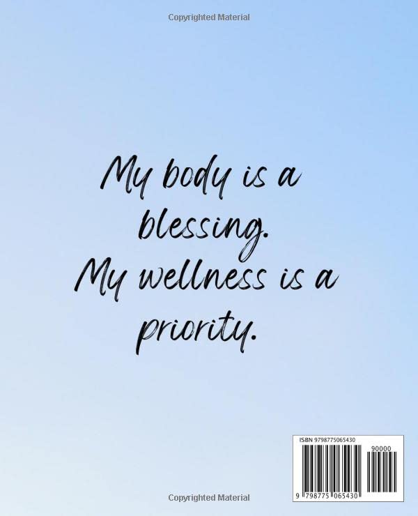 90 Day Health & Wellness Journal for Christian Women: Daily Food and Fitness Journal with a Daily Mental Health Tracker