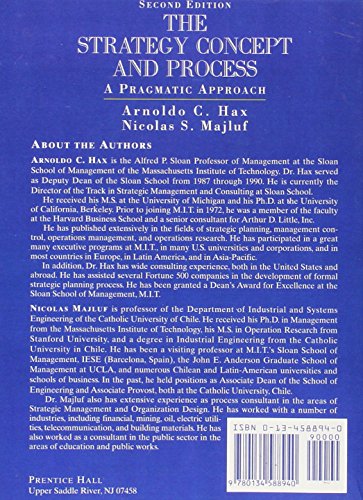 The Strategy Concept and Process: A Pragmatic Approach