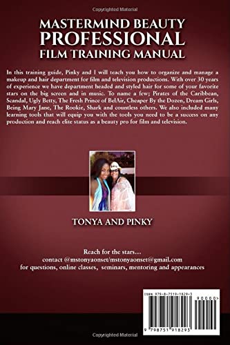 MASTERMIND BEAUTY PROFESSIONAL TRAINING MANUAL: Learn how to become a beauty professional working behind the scenes with the stars of film and television