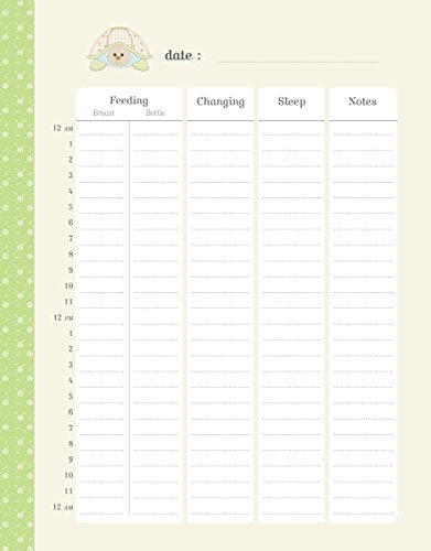 Baby's First Months with Sophie la girafe: A Daily Log Book: Keep Track of Sleep, Feeding, Changes, and More!