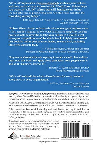 We're All In: The Journey to a World-Class Culture