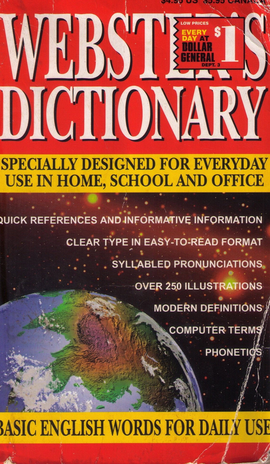 Webster's Dictionary (Specially Designed for Everyday Use in Home School or Office)