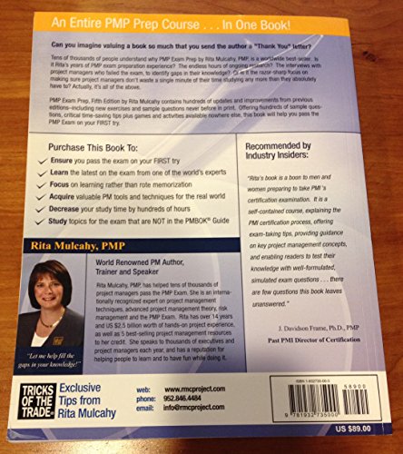 PMP Exam Prep, Fifth Edition: Rita's Course in a Book for Passing the PMP Exam